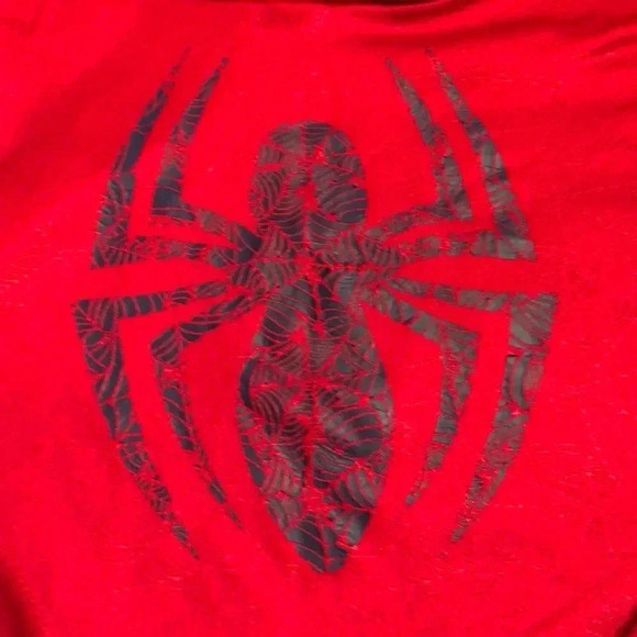 Marvel Spider-Man Light Weight Distressed Hoodie - Picture 1 of 5